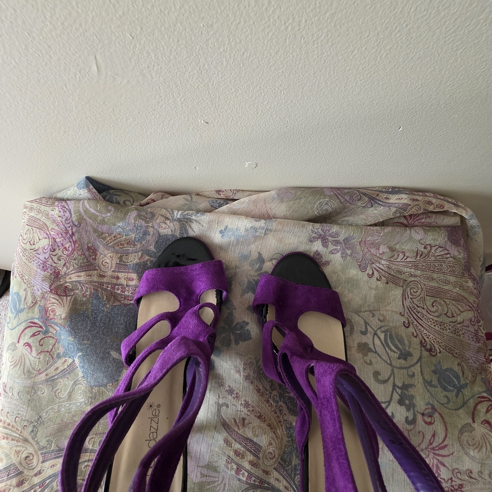 Shoe Dazzle Vibrant Purple Heels